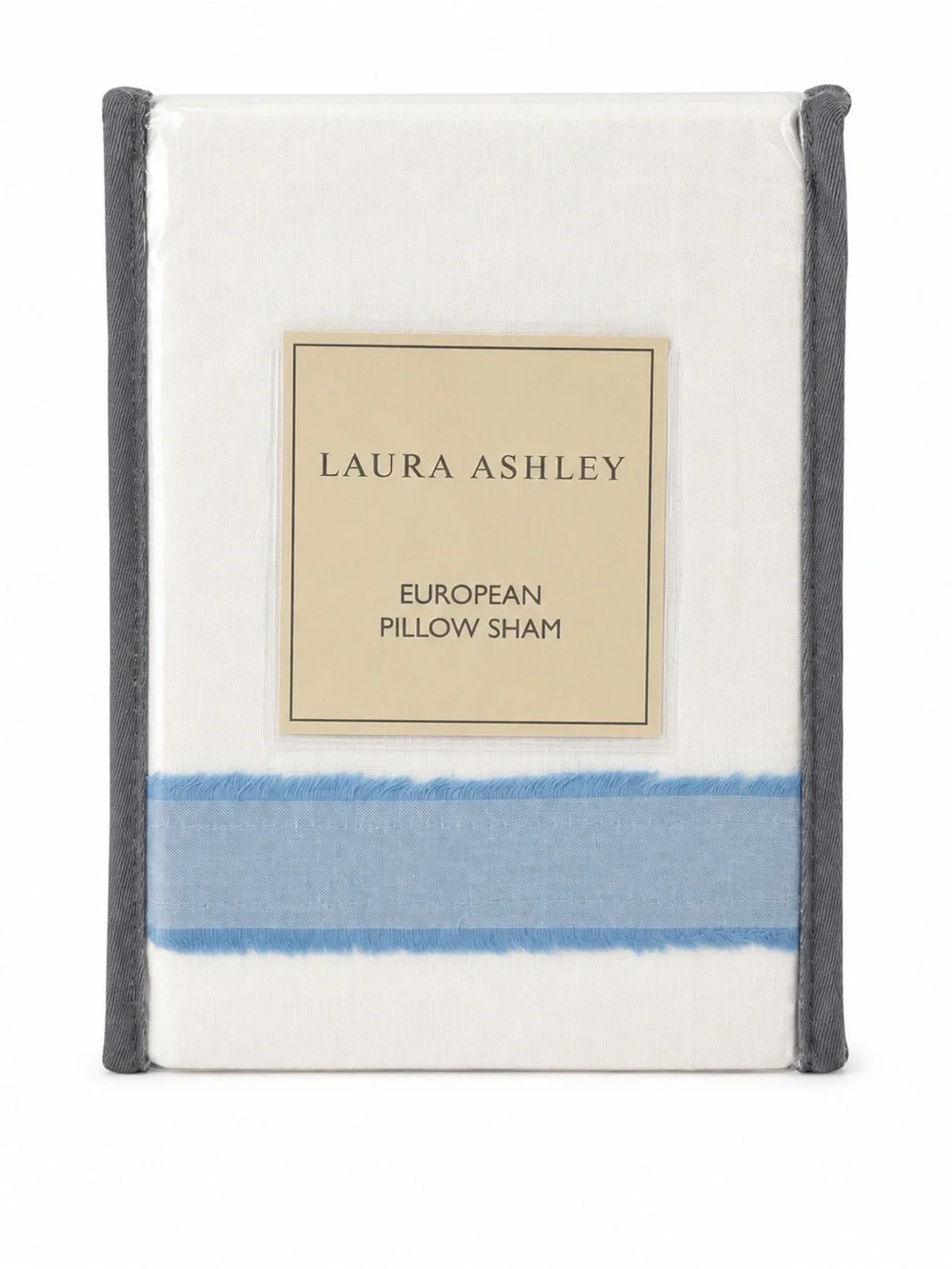 Laura Ashley Mila White And Blue European Pillow Sham
